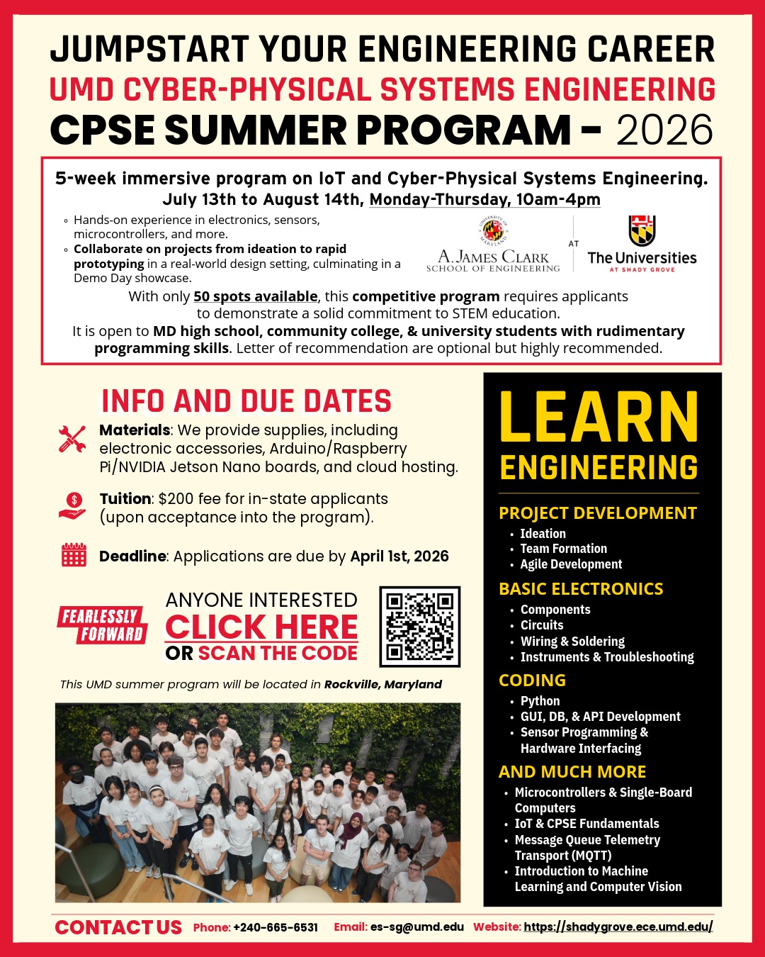 CPSE Jumpstart 2026 Info Flyer
