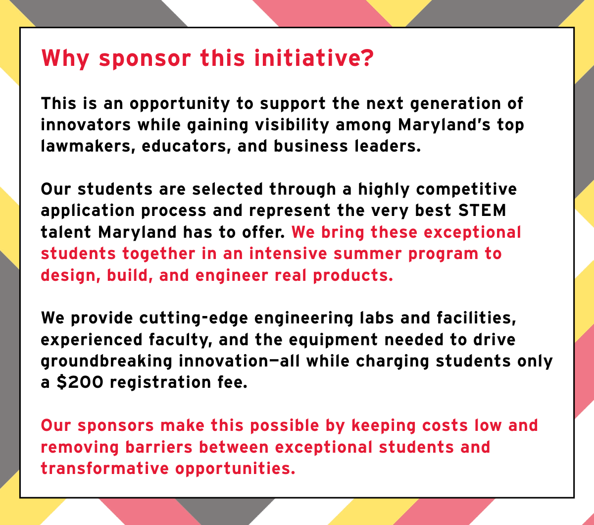 Why sponsor?