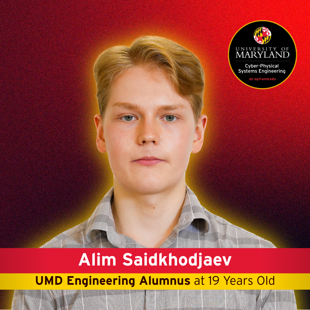 UMD CPSE Alumni, Alim Saidkodjaev Image